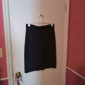 Women's Dark Navy Blue Pencil Skirt